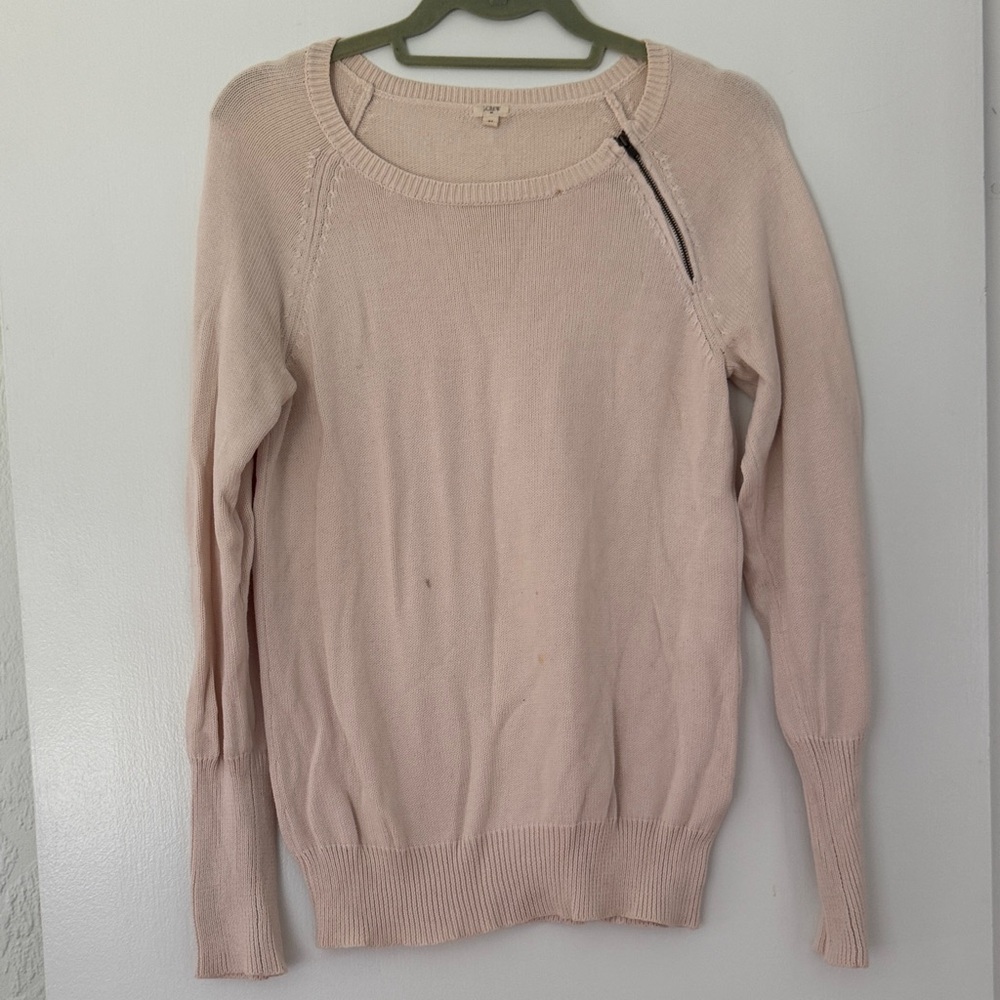 J. Crew Cream Crew Neck Sweater